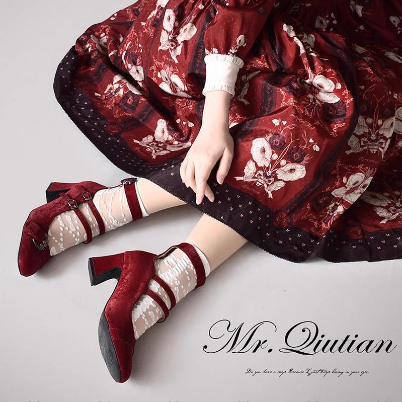 MR.Qiutian - Velia - Elegent Lolita Shoes CLA Thick Heel Shoes - Image 8