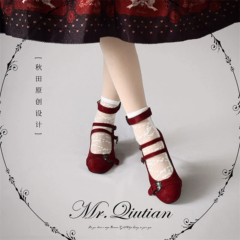 MR.Qiutian - Velia - Elegent Lolita Shoes CLA Thick Heel Shoes - Image 9