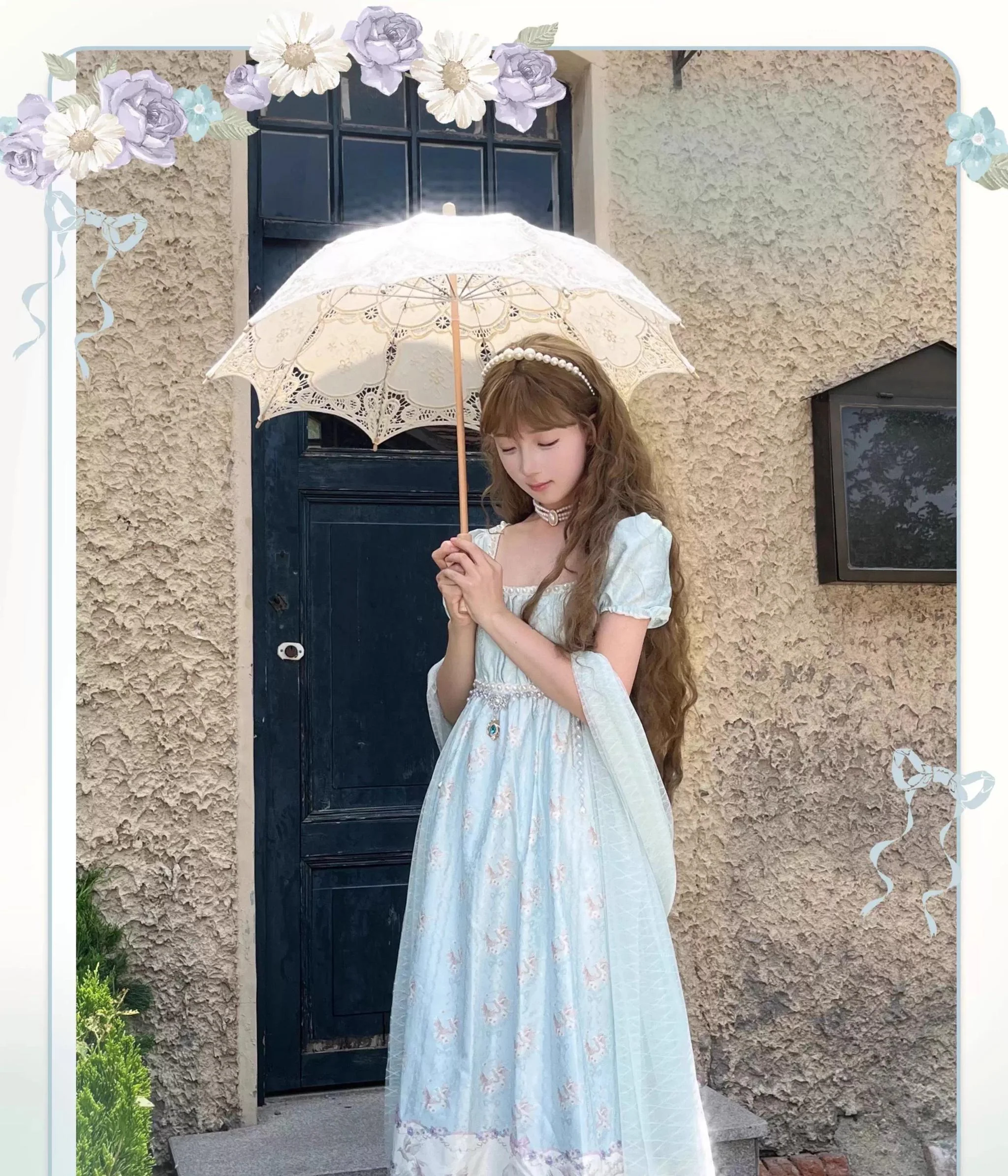 MeowMeow - Nayi Spring - Empire Waist Elegant Lolita OP Dress - Image 12