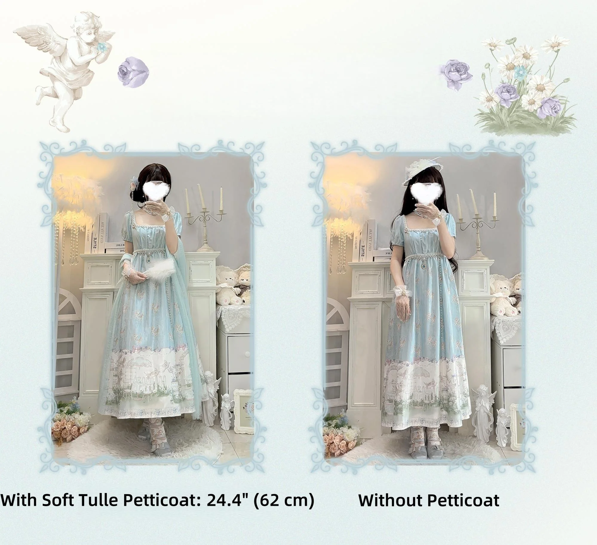 MeowMeow - Nayi Spring - Empire Waist Elegant Lolita OP Dress - Image 17