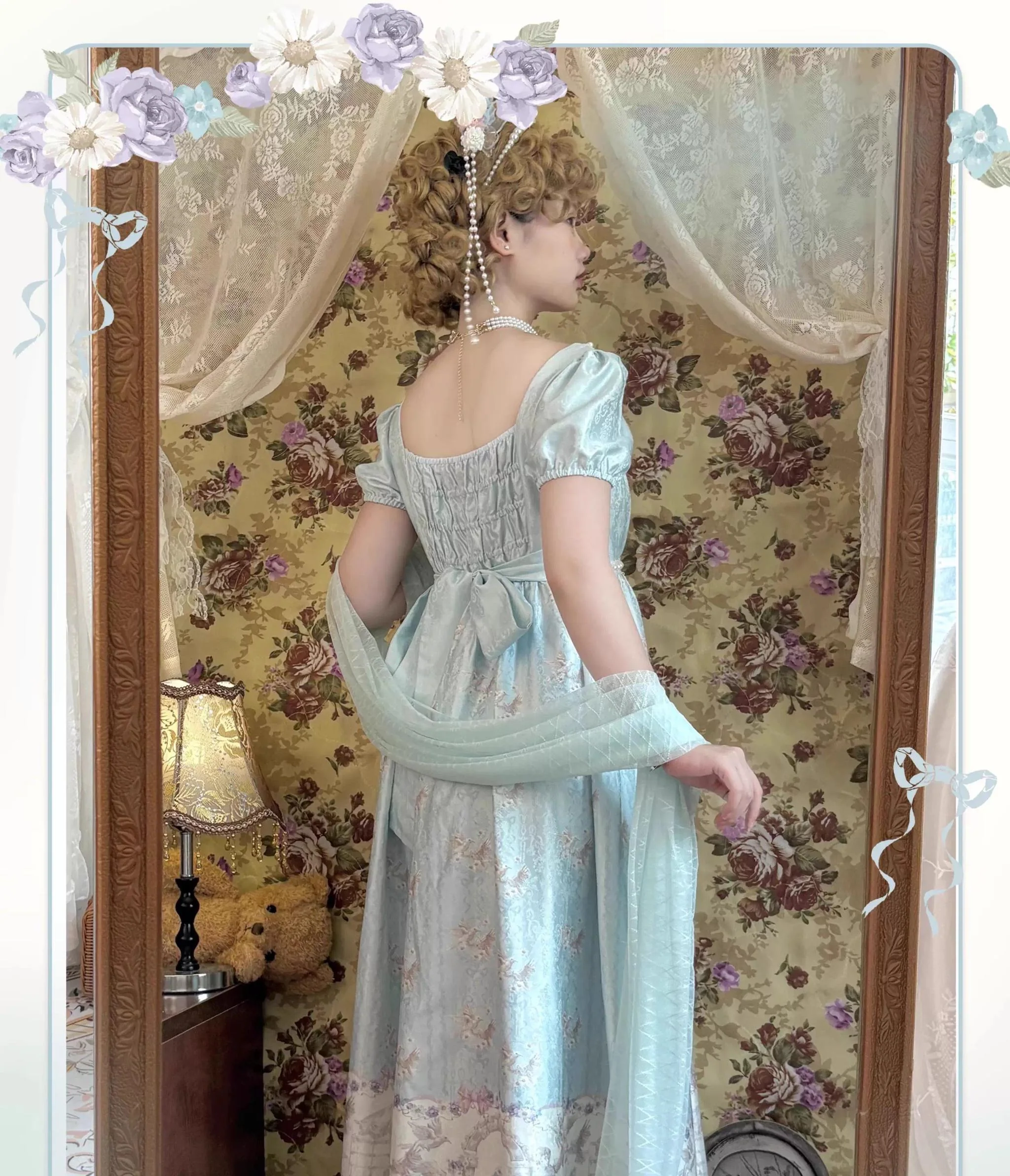 MeowMeow - Nayi Spring - Empire Waist Elegant Lolita OP Dress - Image 6