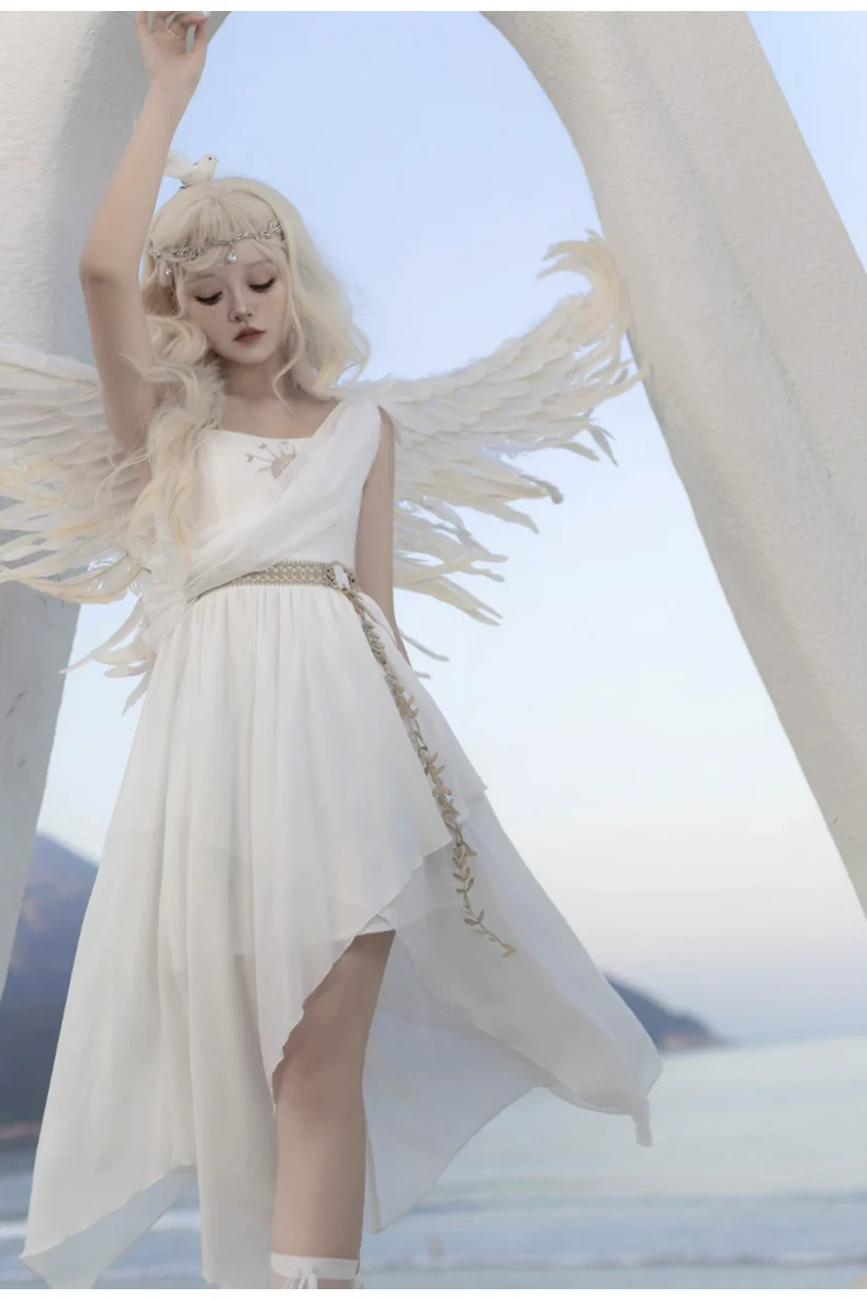 Eternal Island of Girls - Lolita Tethys Tears Greek JSK Dress - Image 13