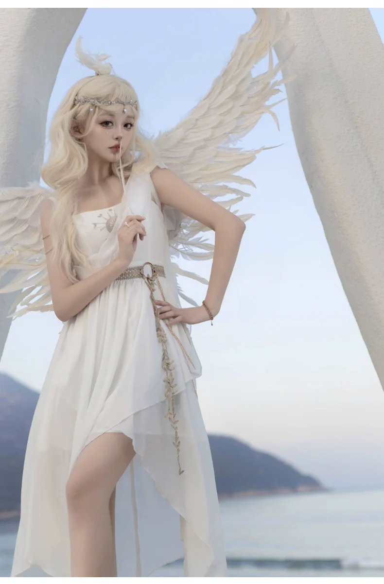 Eternal Island of Girls - Lolita Tethys Tears Greek JSK Dress - Image 17