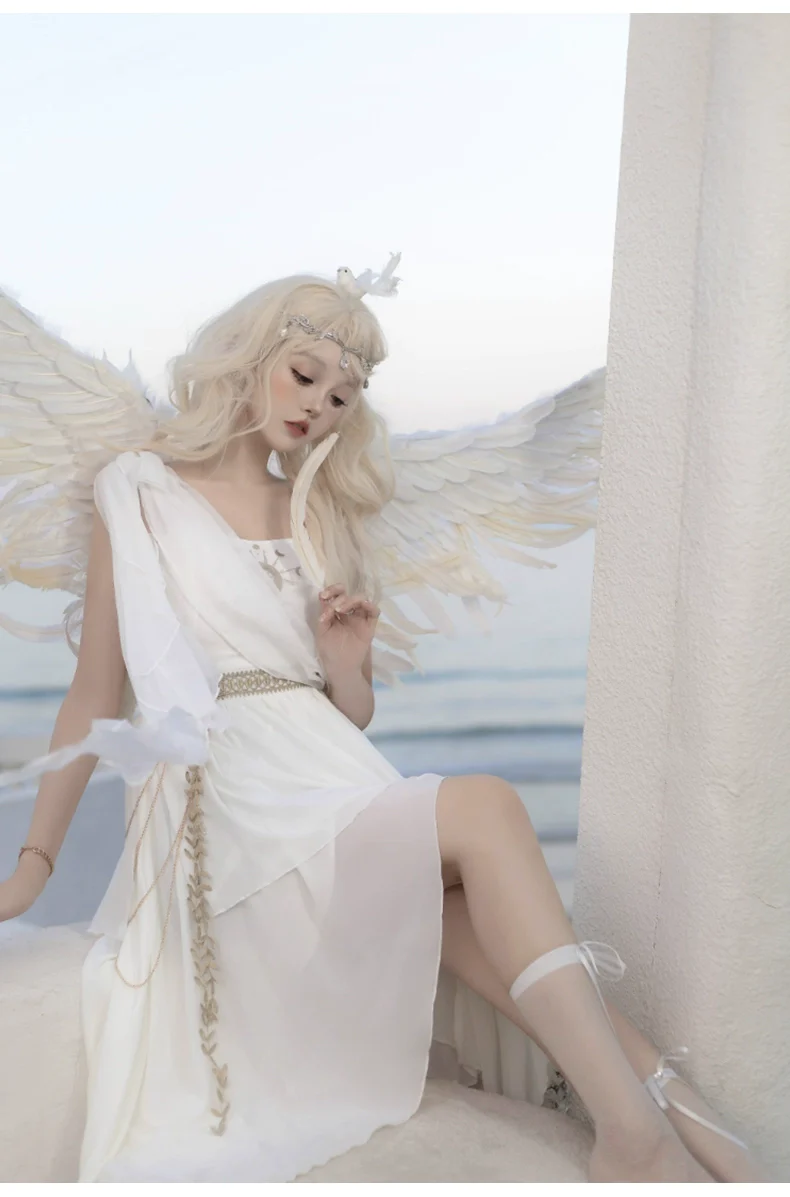 Eternal Island of Girls - Lolita Tethys Tears Greek JSK Dress - Image 18