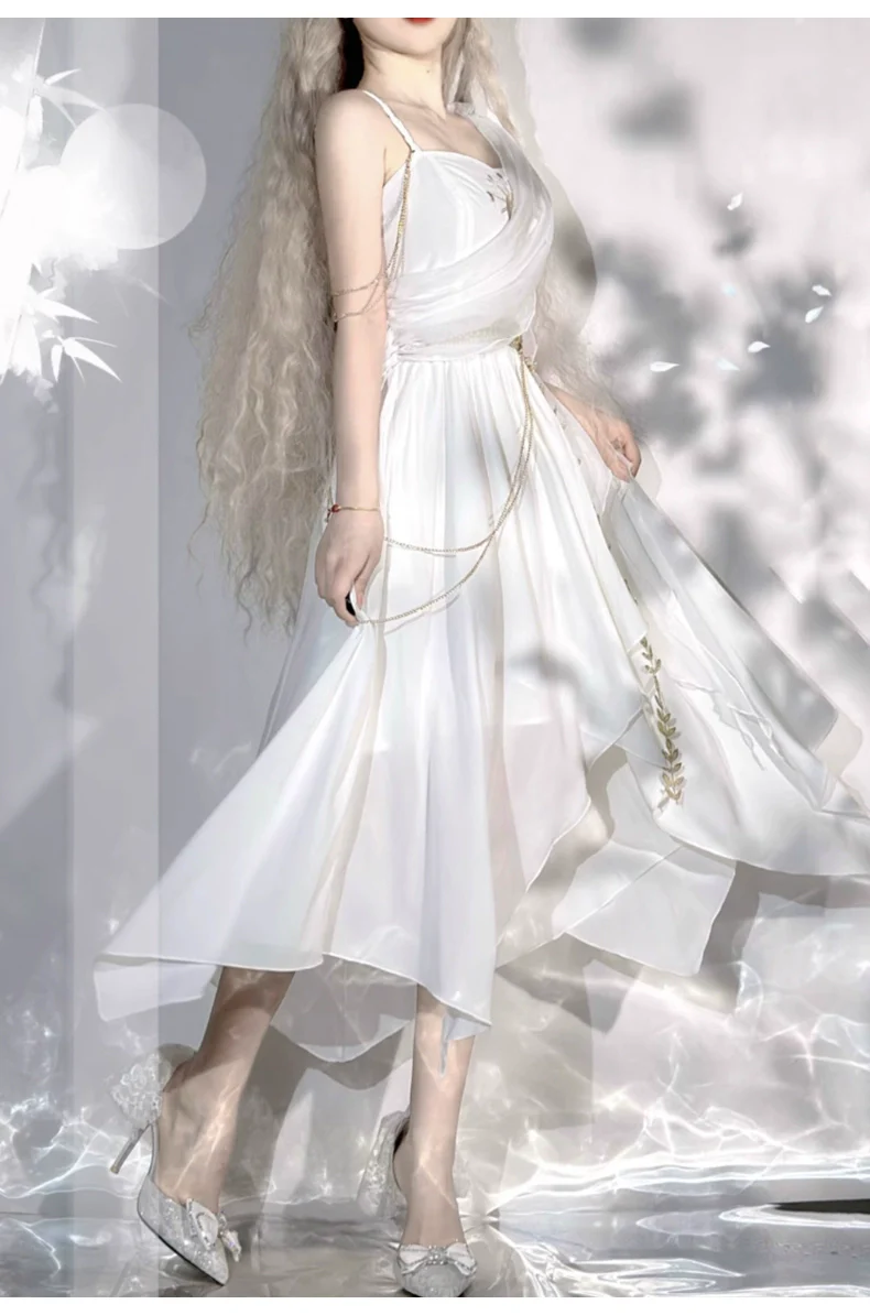 Eternal Island of Girls - Lolita Tethys Tears Greek JSK Dress - Image 22