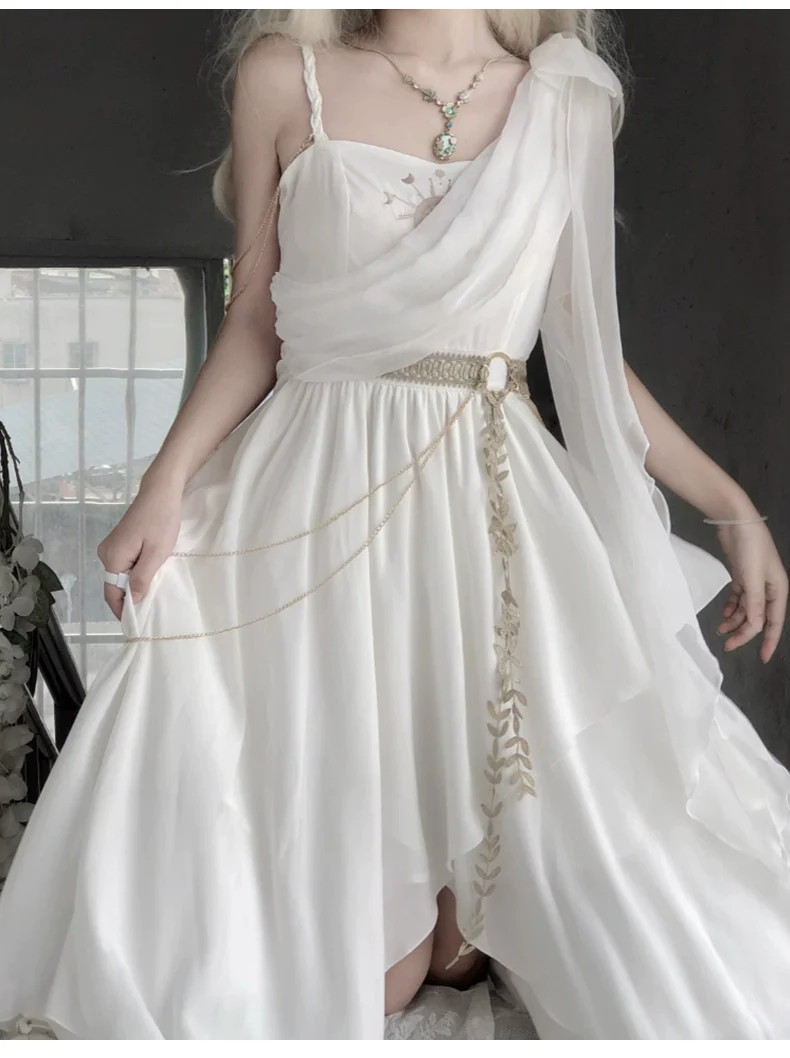 Eternal Island of Girls - Lolita Tethys Tears Greek JSK Dress - Image 3