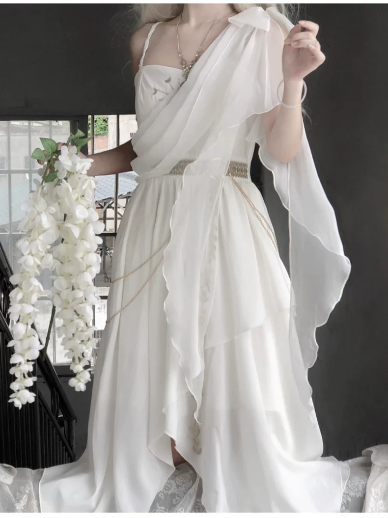 Eternal Island of Girls - Lolita Tethys Tears Greek JSK Dress - Image 4