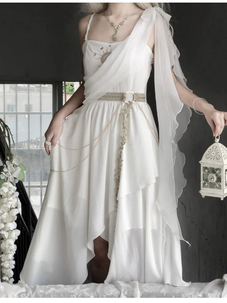 Eternal Island of Girls - Lolita Tethys Tears Greek JSK Dress - Image 5