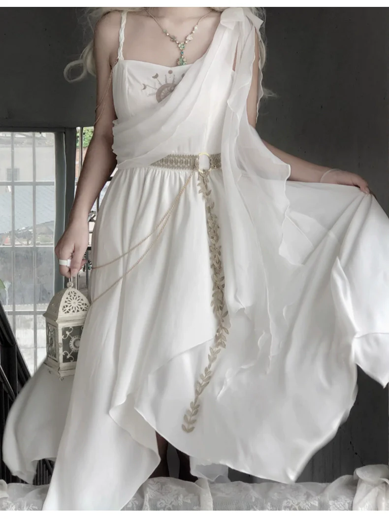 Eternal Island of Girls - Lolita Tethys Tears Greek JSK Dress - Image 6