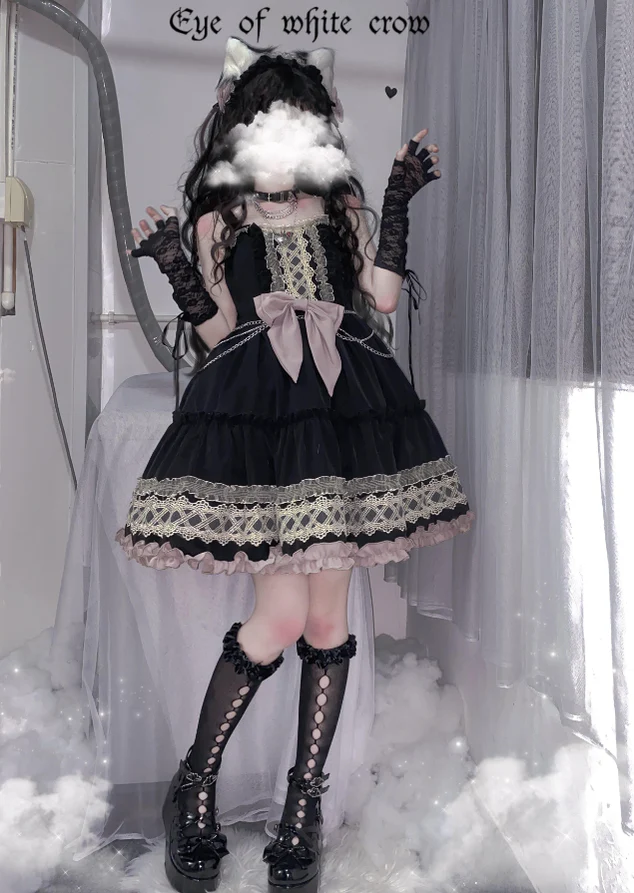 Eye of White Crow - Dairy Lolita Dress Hot Girl JSK - Image 11