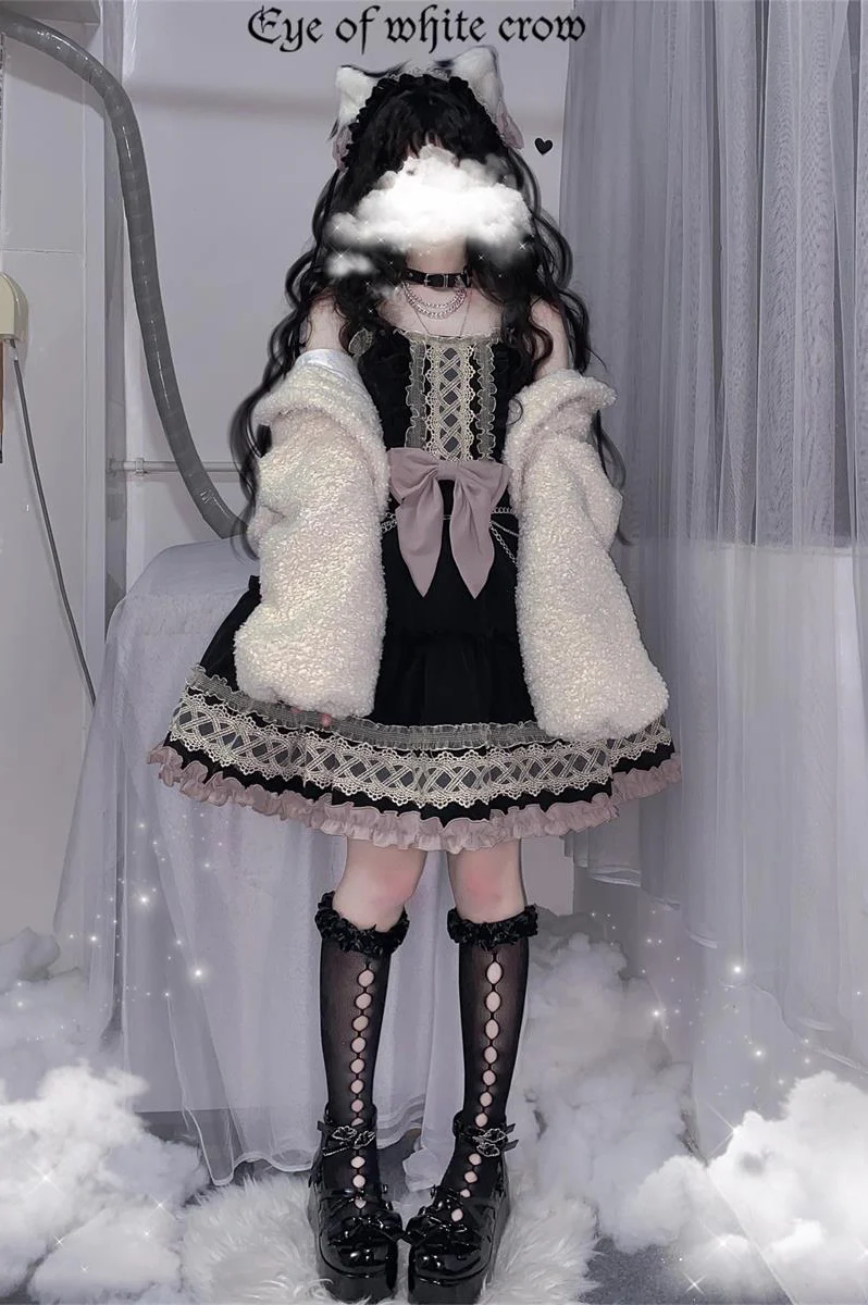 Eye of White Crow - Dairy Lolita Dress Hot Girl JSK - Image 5