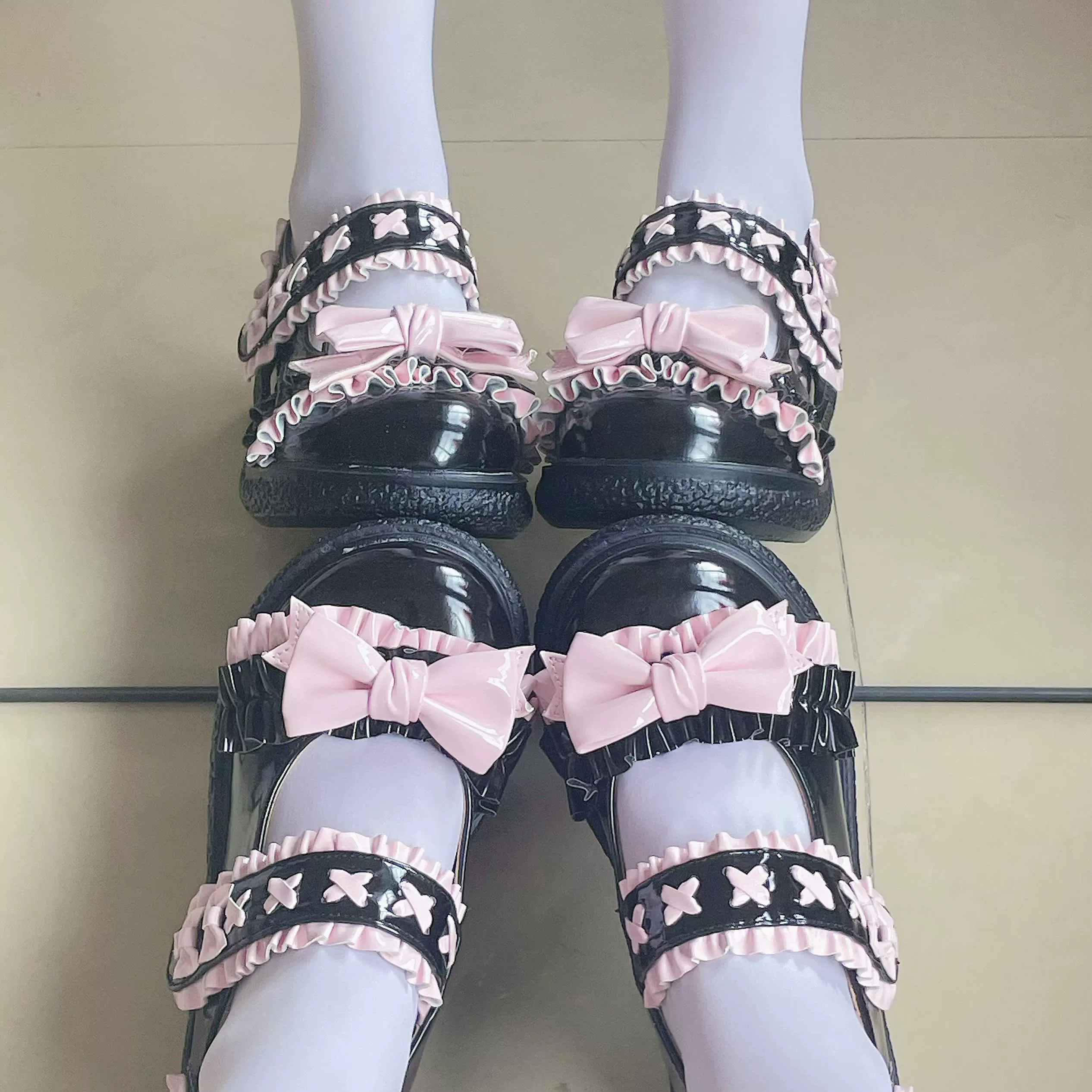 Fairy Godmother - Cute Lolita Shoes Bow Candy-Colored Lolita Flat Shoes - Image 6