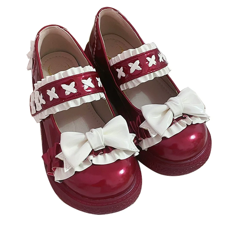 Fairy Godmother - Winter Girly Lolita Shoes Lolita Ankle Strap Shoes - Image 11