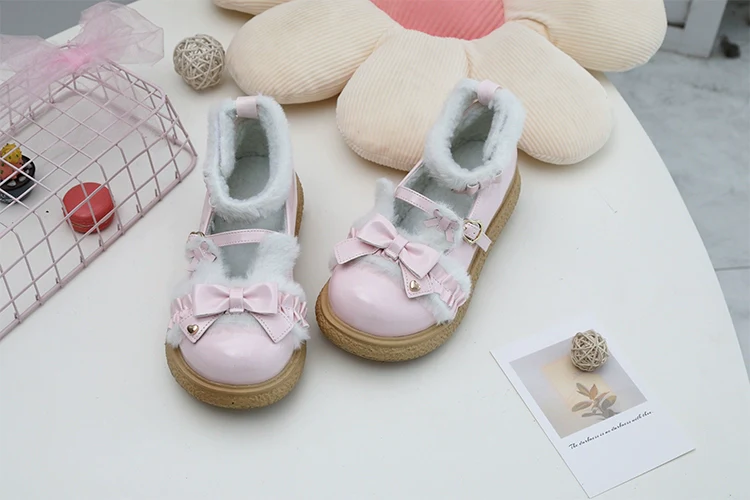 Fairy Godmother - Winter Girly Lolita Shoes Lolita Ankle Strap Shoes - Image 28