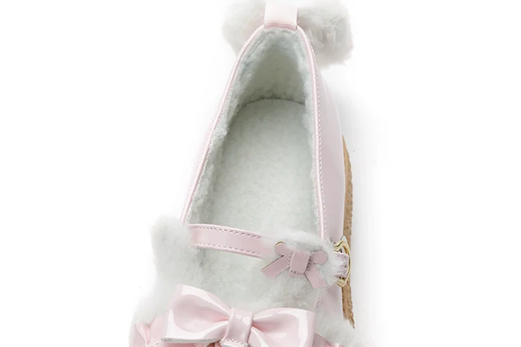Fairy Godmother - Winter Girly Lolita Shoes Lolita Ankle Strap Shoes - Image 31