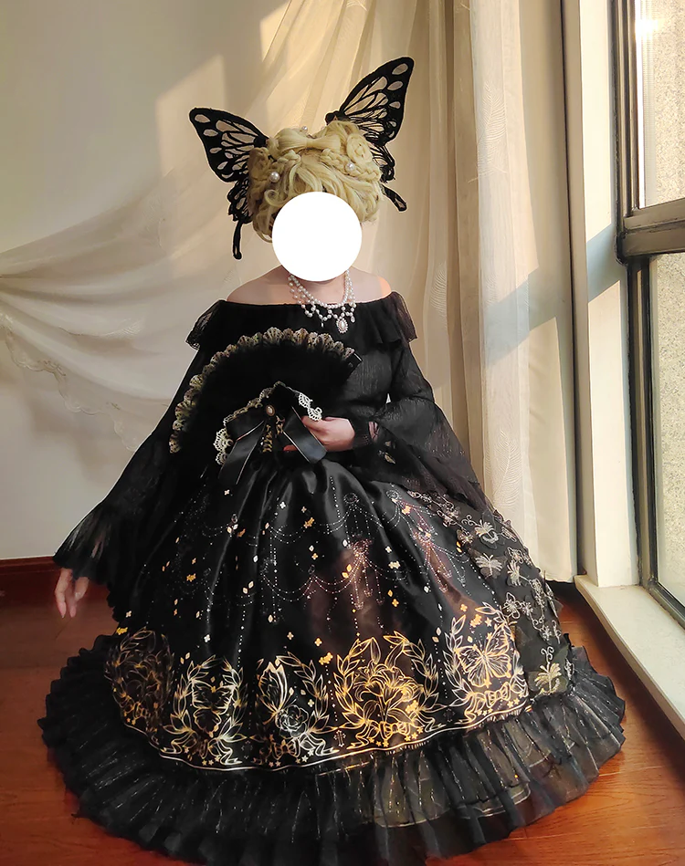 Fairy Tales - Embroidered Gothic Bridal Hairclip Hanfu Lolita Headwear - Image 14