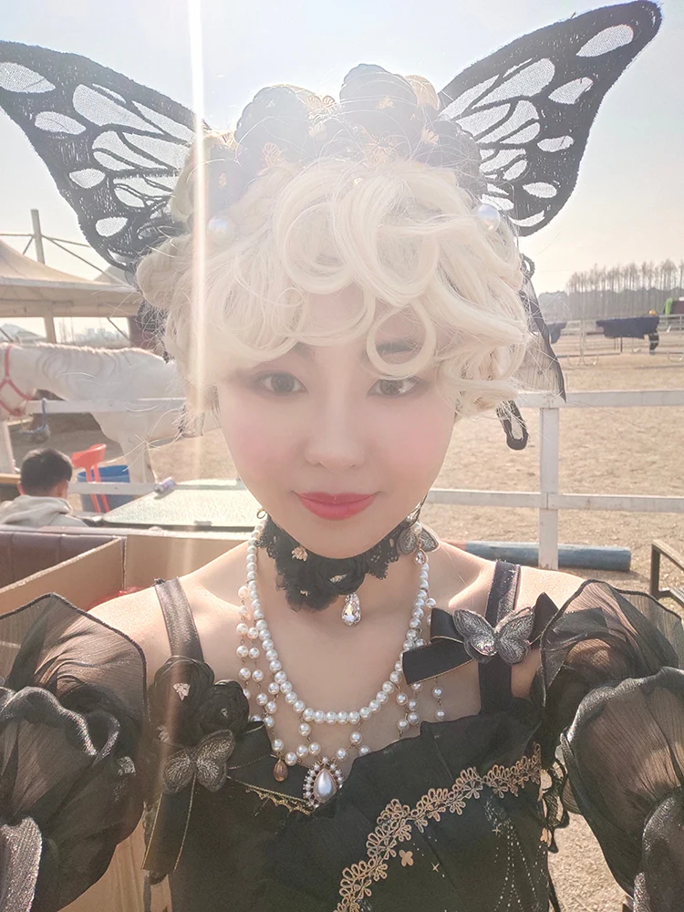 Fairy Tales - Embroidered Gothic Bridal Hairclip Hanfu Lolita Headwear - Image 19