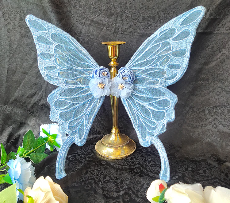 Fairy Tales - Embroidered Gothic Bridal Hairclip Hanfu Lolita Headwear - Image 5