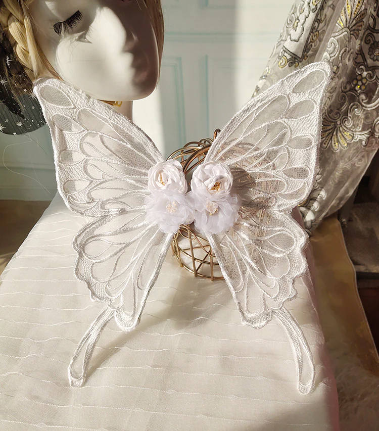 Fairy Tales - Embroidered Gothic Bridal Hairclip Hanfu Lolita Headwear - Image 8