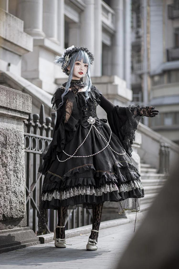 Fairy Tales - Fate Quartet Bridal Lolita Gothic Accessories Blouse - Image 36