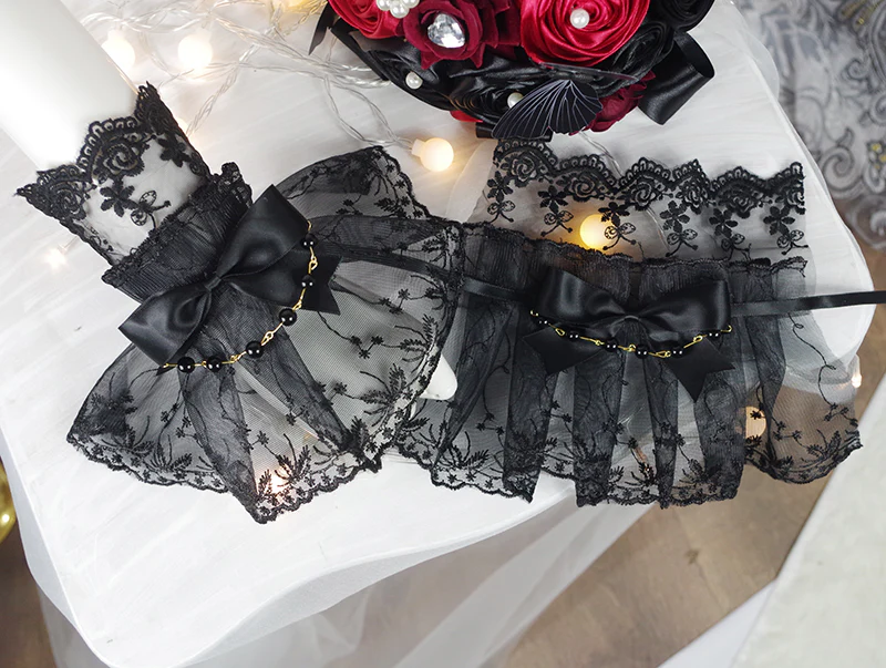 Fairy Tales - Fate Quartet Bridal Lolita Gothic Accessories Blouse - Image 45