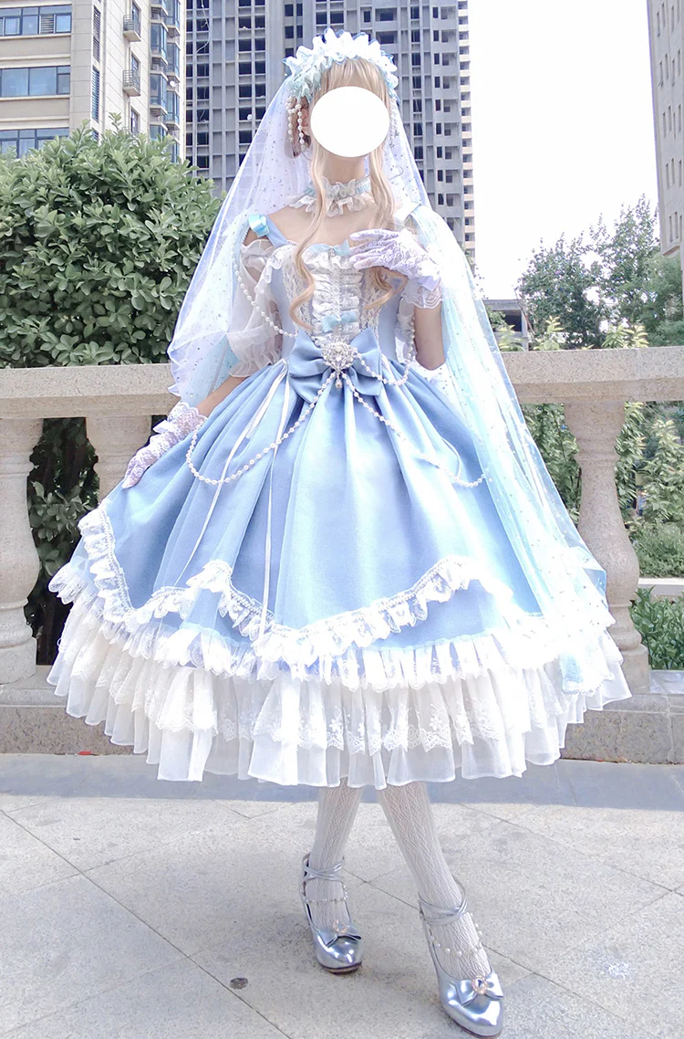 Fairy Tales - Fate Quartet Bridal Lolita Gothic Accessories Blouse - Image 48