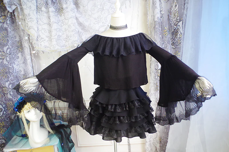 Fairy Tales - Fate Quartet Bridal Lolita Gothic Accessories Blouse - Image 52