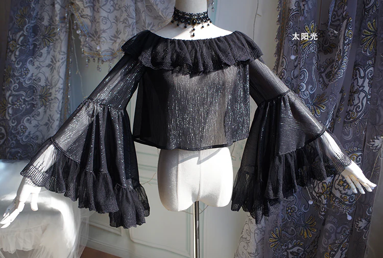 Fairy Tales - Fate Quartet Bridal Lolita Gothic Accessories Blouse - Image 53