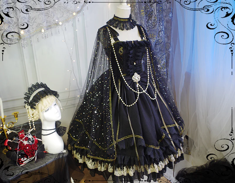 Fairy Tales - Fate Quartet Bridal Lolita Gothic JSK Dress - Image 18