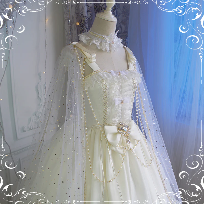 Fairy Tales - Fate Quartet Bridal Lolita Gothic JSK Dress - Image 23