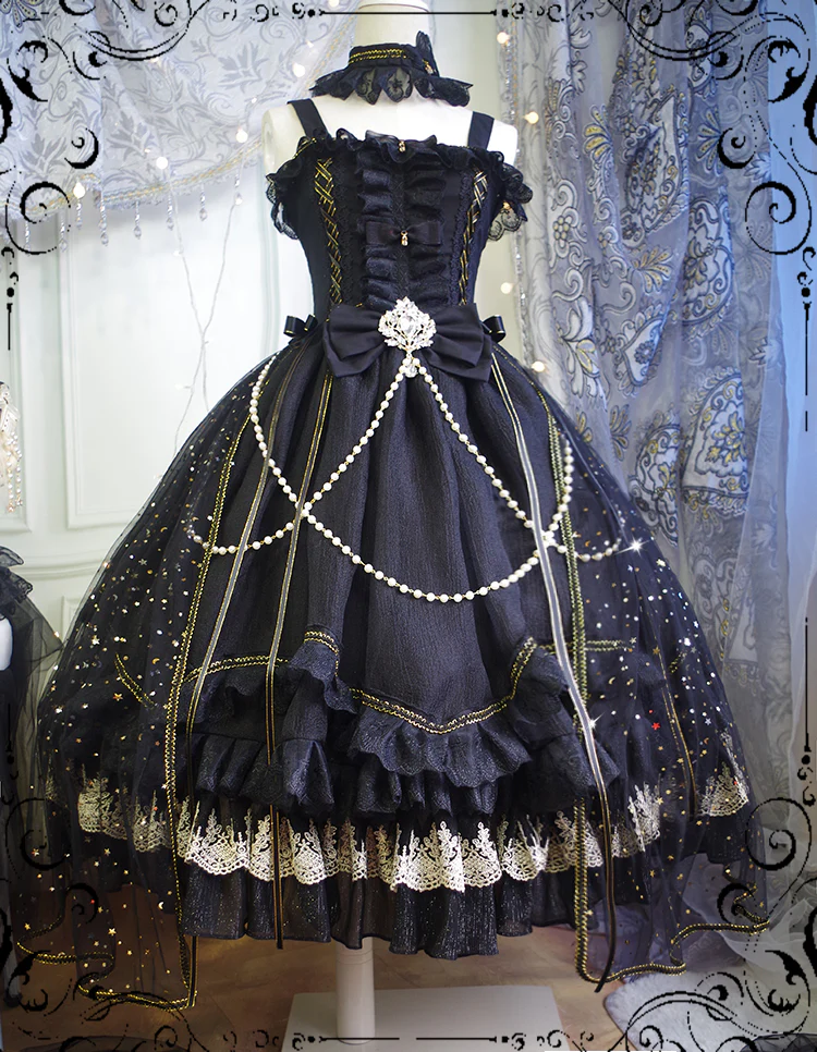 Fairy Tales - Fate Quartet Bridal Lolita Gothic JSK Dress - Image 24