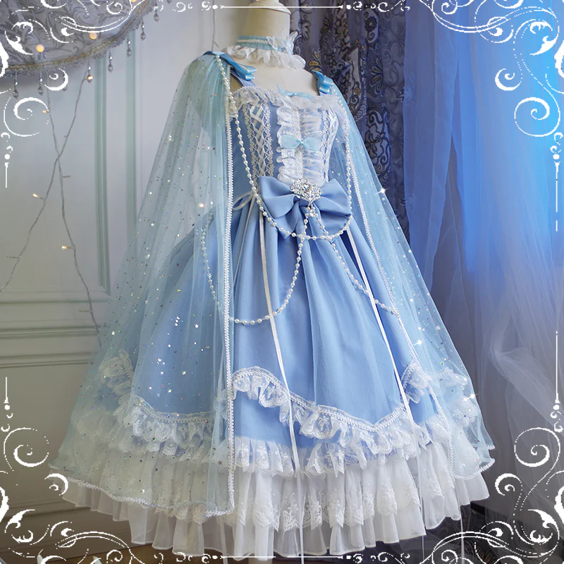Fairy Tales - Fate Quartet Bridal Lolita Gothic JSK Dress - Image 25