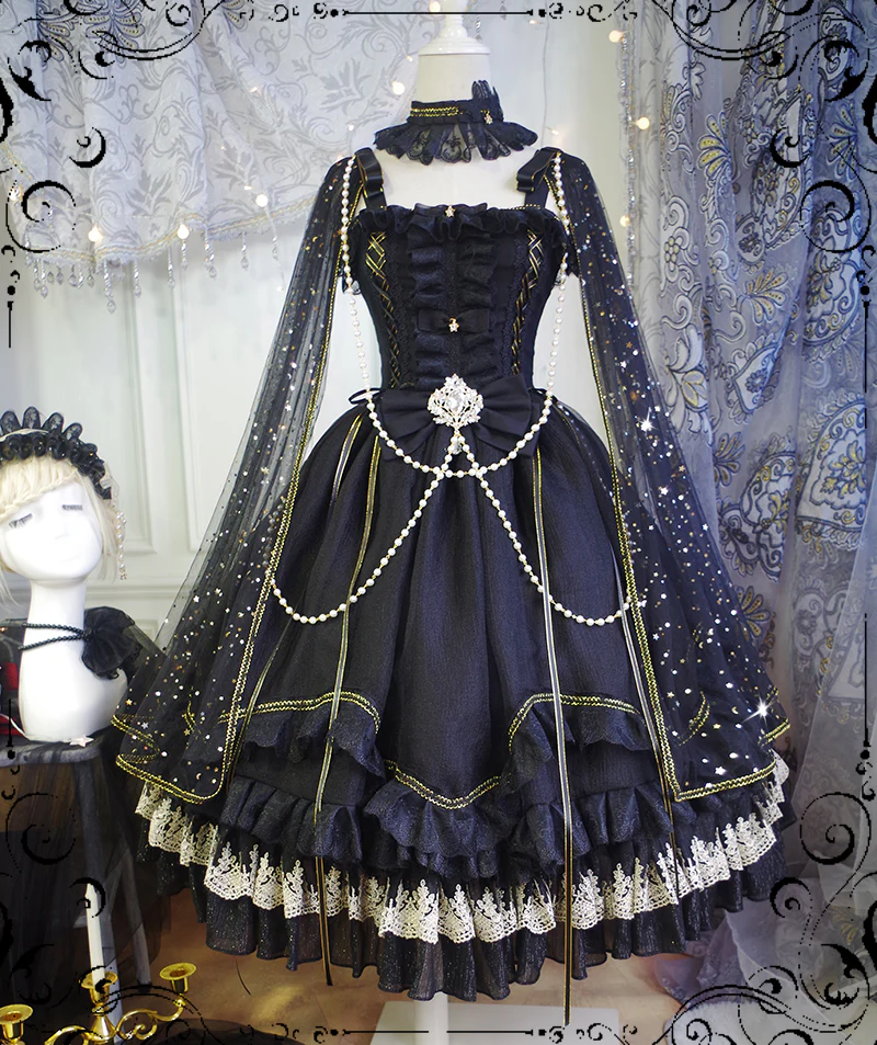 Fairy Tales - Fate Quartet Bridal Lolita Gothic JSK Dress - Image 3