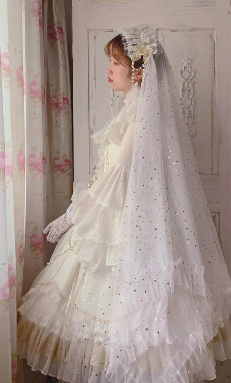 Fairy Tales - Fate Quartet Bridal Lolita Gothic JSK Dress - Image 32