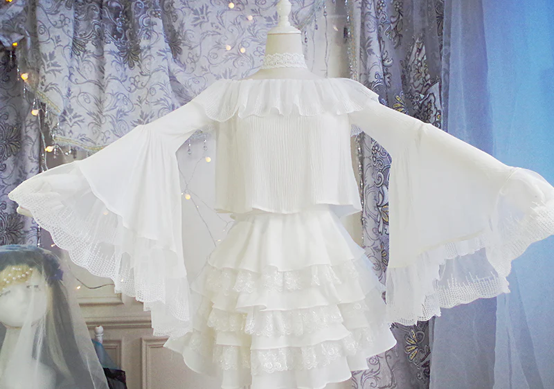 Fairy Tales - Fate Quartet Bridal Lolita Gothic JSK Dress - Image 45