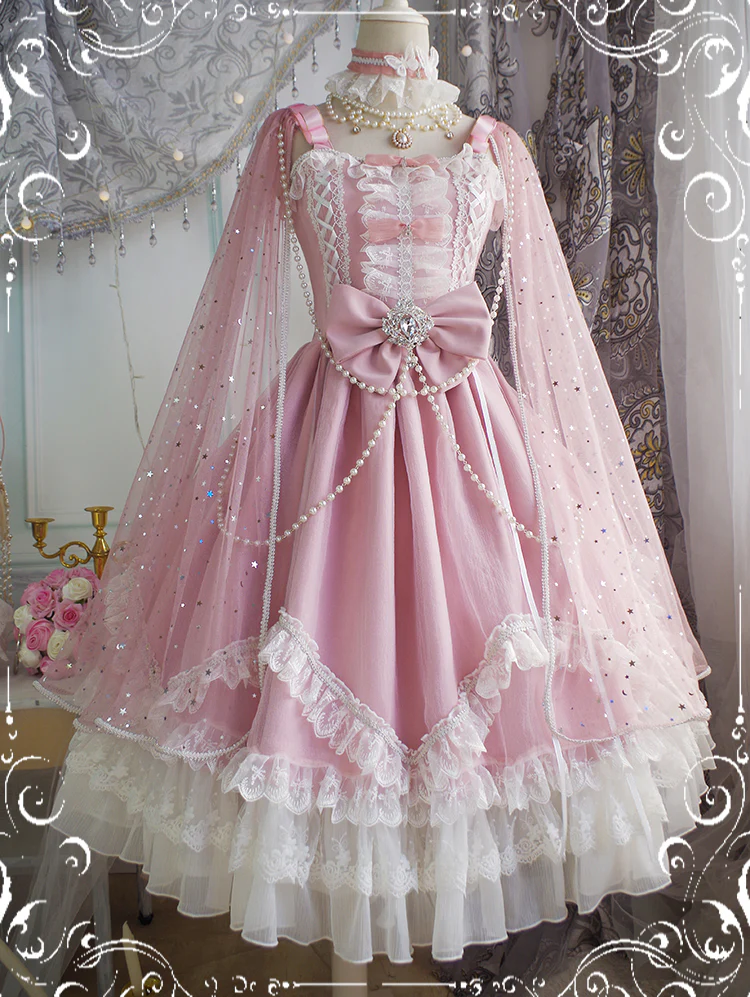 Fairy Tales - Fate Quartet Bridal Lolita Gothic JSK Dress - Image 51