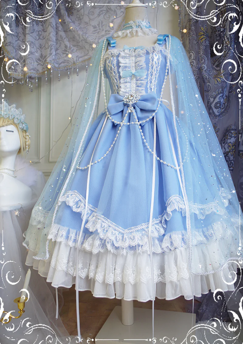 Fairy Tales - Fate Quartet Bridal Lolita Gothic JSK Dress - Image 56
