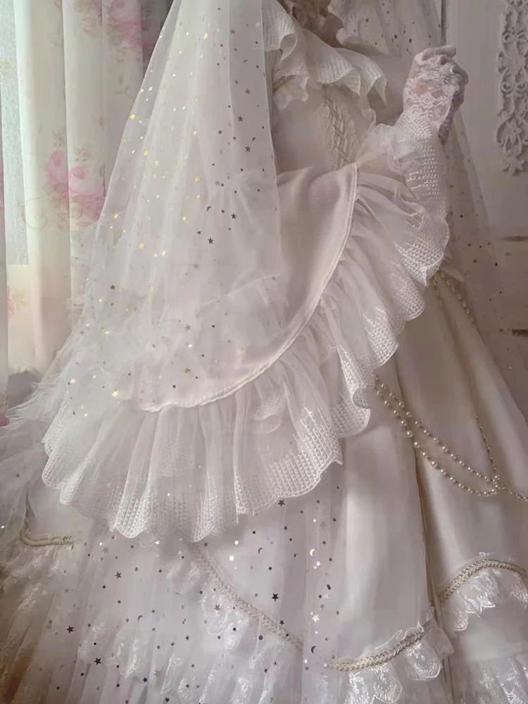 Fairy Tales - Fate Quartet Bridal Lolita Gothic JSK Dress - Image 58