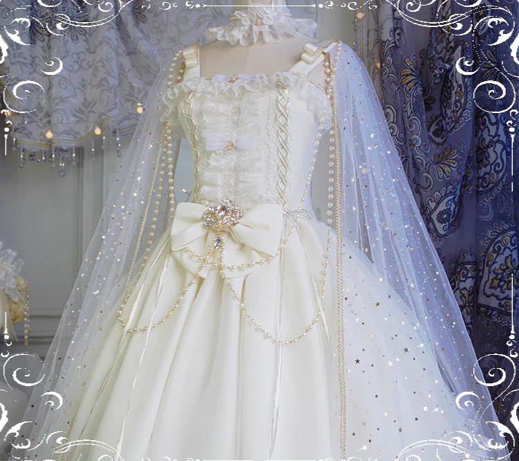 Fairy Tales - Fate Quartet Bridal Lolita Gothic JSK Dress - Image 66