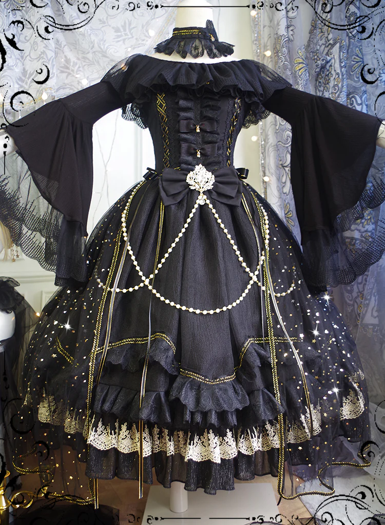Fairy Tales - Fate Quartet Bridal Lolita Gothic JSK Dress - Image 8