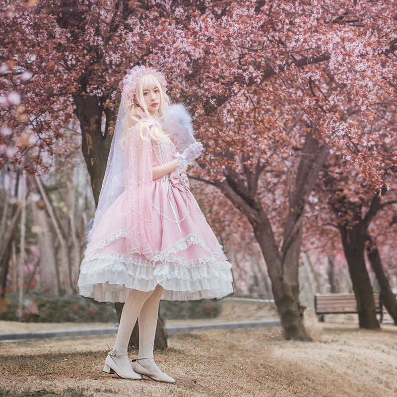 Fairy Tales - Fate Quartet Bridal Lolita Gothic JSK Dress - Image 9