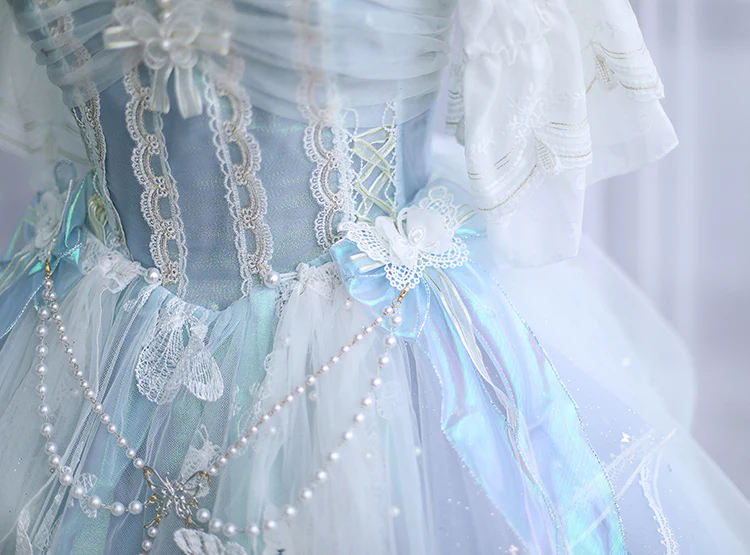 Exquisite Butterfly JSK Floral Wedding Lolita JSK Dress - Image 20