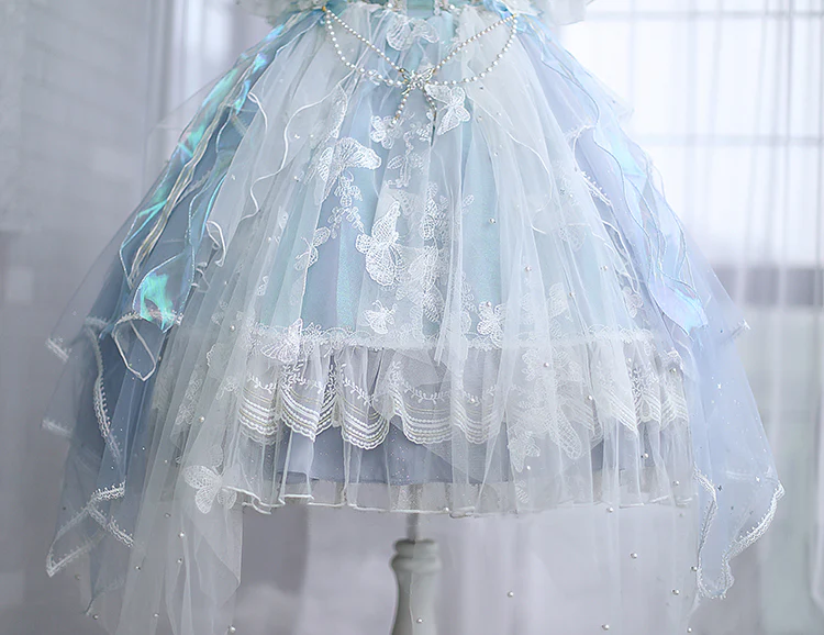 Exquisite Butterfly JSK Floral Wedding Lolita JSK Dress - Image 22