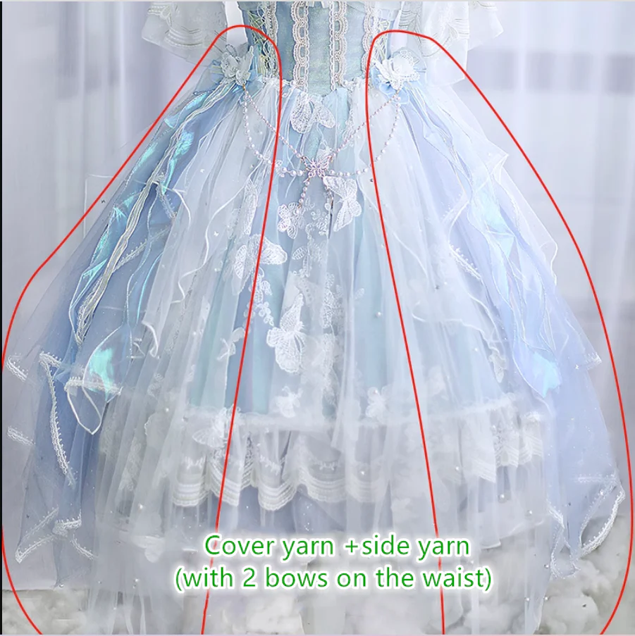 Exquisite Butterfly JSK Floral Wedding Lolita JSK Dress - Image 28
