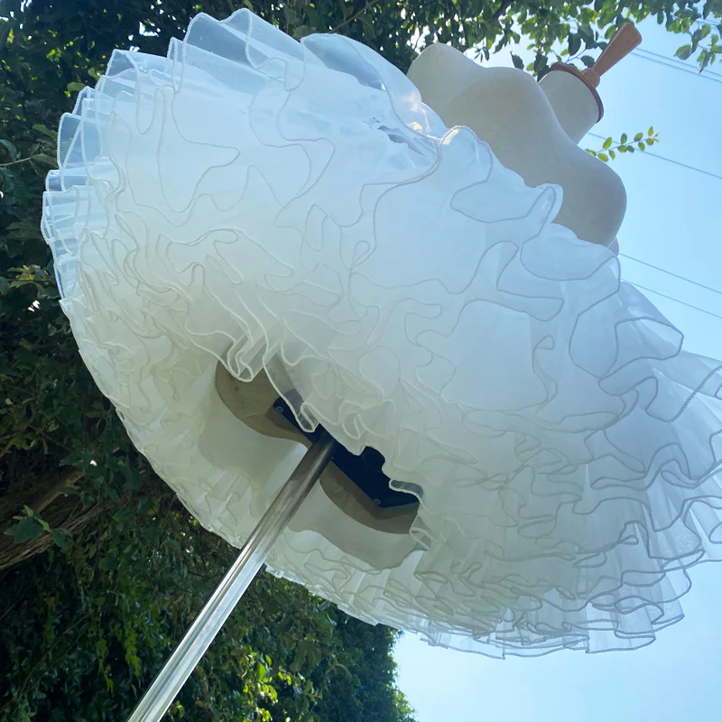Lolita White A-Line Shape Petticoat - Image 7