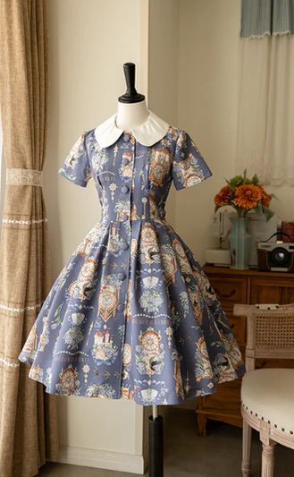 Classical Lolita Dress and Coat Suit - Image 20