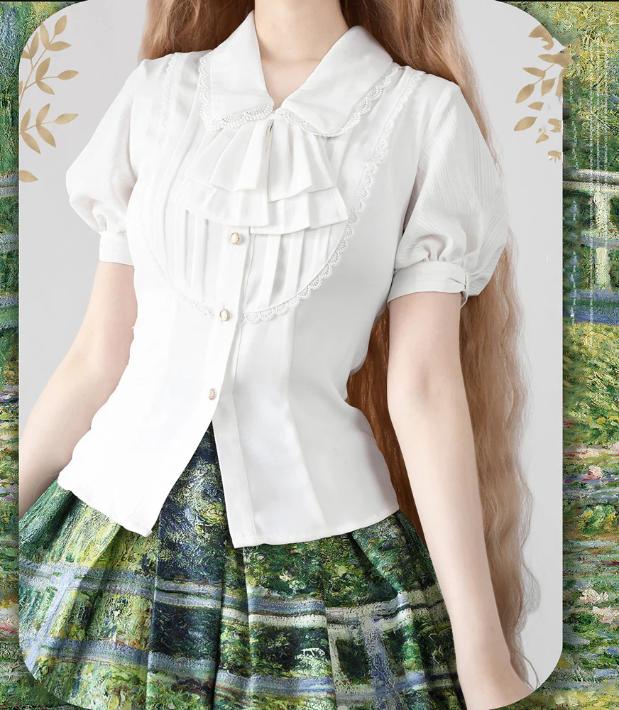 Daily Lolita SK, Retro Classic Monet Oil Painting - Image 17