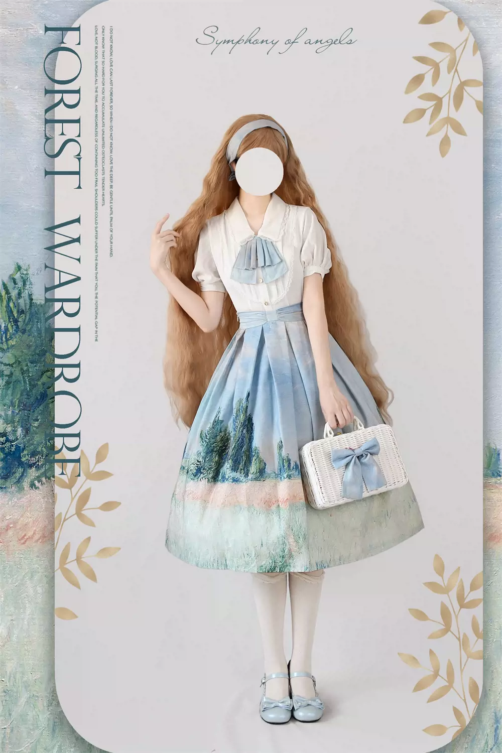 Daily Lolita SK, Retro Classic Monet Oil Painting - Image 18