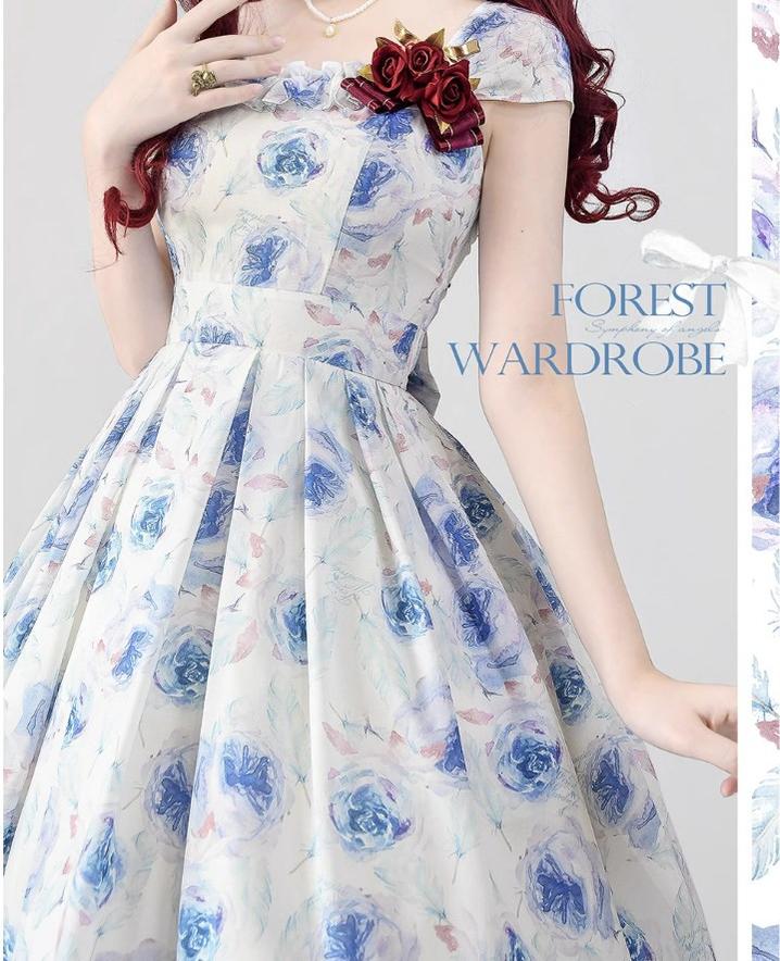 Forest Basket 3.0 - Vintage Lolita JSK Dress for Summer - Image 11