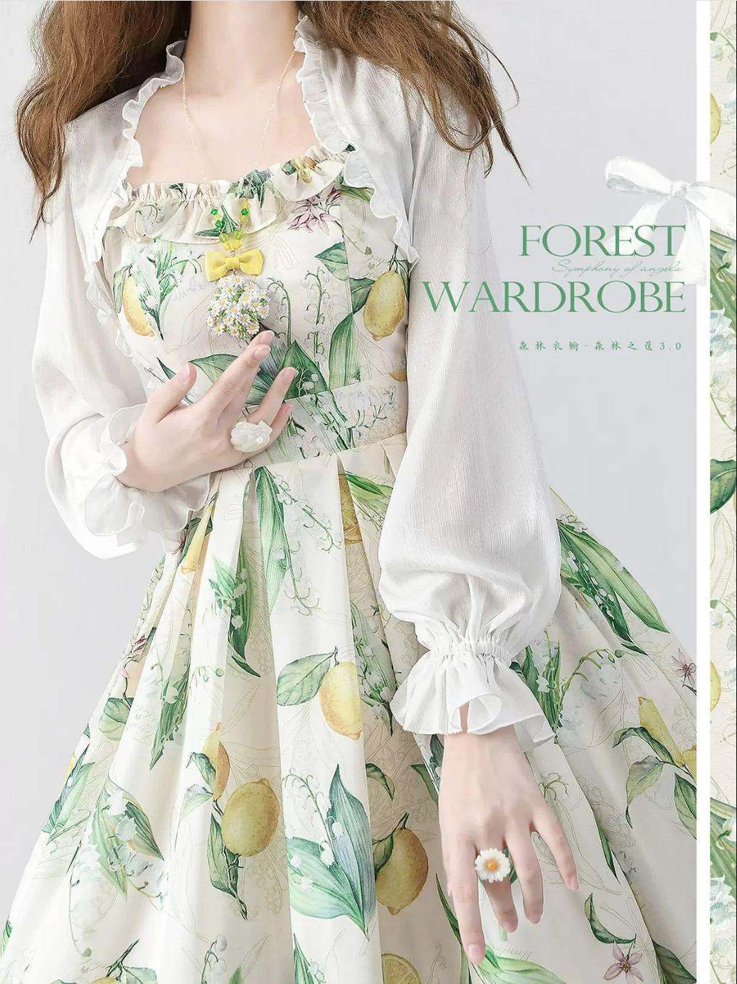 Forest Basket 3.0 - Vintage Lolita JSK Dress for Summer - Image 12